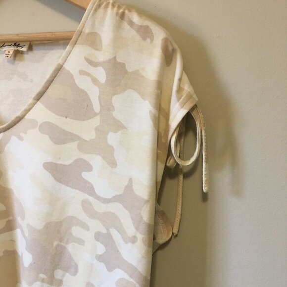 Jane and Delancey Camo Lace Up Muscle Tee - Picture 5 of 14